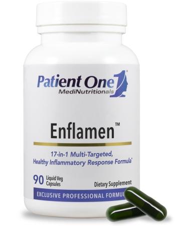 Patient One Enflamen | Supplement to Support Healthy Inflammatory Response and Joint Comfort* | with Turmeric Ginger Capsicum and More | 90 Capsules