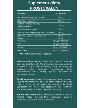 Prostoxalen - Sabal Palm Capsules for Prostate (1) - Buy Online on GoSupps.com