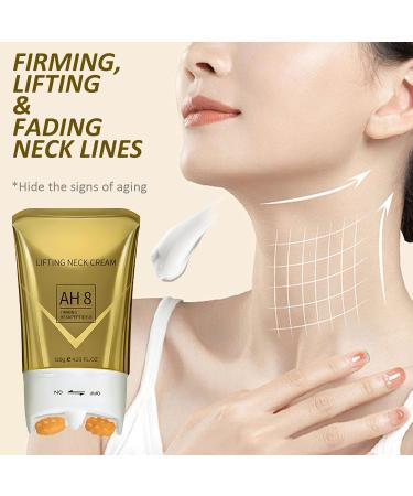 PEAQ SKIN PEAQ Neck Firming Cream PEAQ AH-8 Firming Lifting Neck Cream with Roller Lifting Loose Skin Smooths Wrinkles & Moisturizing Skin Care (1) - Buy Online on GoSupps.com