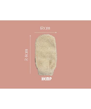 Luminous Bloom Bamboo Exfoliating Glove | Shower Scrub Mitt for Body Exfoliation - Buy Online on GoSupps.com
