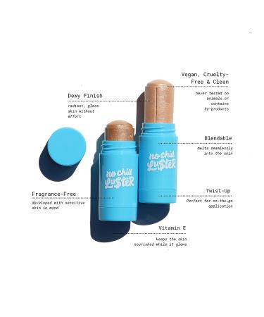 Half Caked No Chill Luster Sticklighter - Vegan & Cruelty-Free Glass Skin Finish | Diamond Breakfast (13g) - Buy Online on GoSupps.com