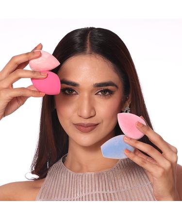 PRAUSH 1 Microfiber Contour & Baking Sponge Set + Celestial Super Soft Makeup Sponge - Perfect for Flawless Makeup Application | International Shipping Available - Buy Online on GoSupps.com