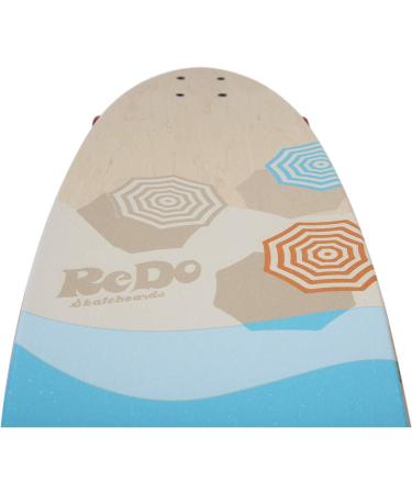 ReDo Skateboard Co. San Diego Umbrellas 34.5 x 8 Longboard Complete Skateboard - Perfect for Kids and Teens - Buy Online on GoSupps.com