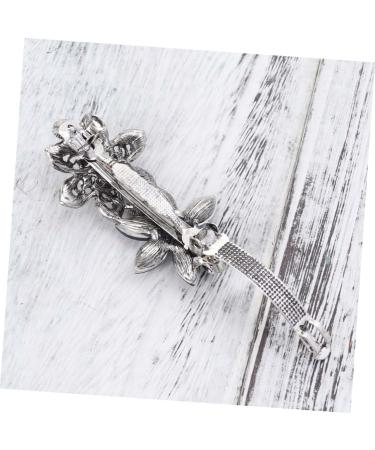 minkissy Rhinestone Headpiece Rhinestone Barrettes Rhinestone Hair Clip Crystal Headpiece Hair Barrette Crystal Hair Clips Elegant Hair Clips Aquamarine Grace - Buy Online on GoSupps.com