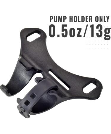 PRO BIKE TOOL Bicycle Pump Holder - Lightweight & Strong | Black Frame Mounted Bracket Clip for Road & Mountain Bikes - Buy Online on GoSupps.com
