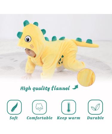 Doladola Unisex Kid's Costume - Yellow Shark Hooded Romper Jumpsuit (3.5-4.5 Years) - Buy Online on GoSupps.com