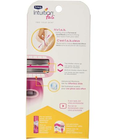 Schick Intuition F.A.B. Razor with 2 Cartridges - Ultimate Shaving Experience - Buy Online on GoSupps.com