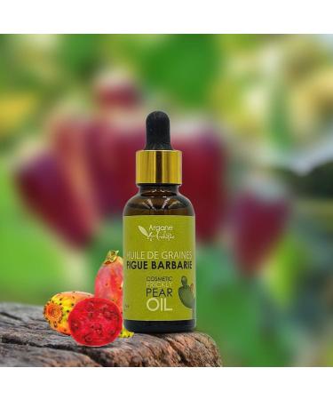 Gelise Prickly Organic Pear Seeds Oil (Optunia Ficus Indica) 100% Cold Pressed and Unrefined for skin hydration and care Versatile Beauty Oil Used as a Body Lotion/Moisturiser 30ml - Buy Online on GoSupps.com