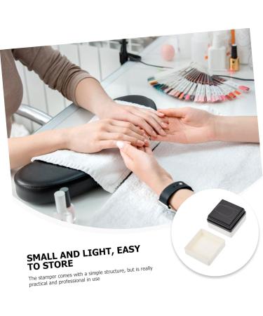 Housoutil manicure Painting Practicing Stamper Manicure tools Nail Art Salon Practice Supply practice supplies Accessories nail Practice Stamper Manicure Accessory 3.6x3.6cm White - Buy Online on GoSupps.com