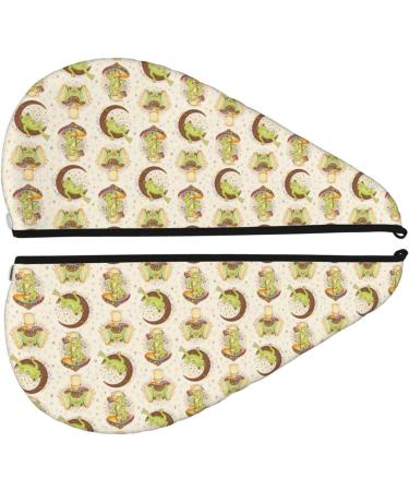Super Absorbent Frogs Microfiber Hair Towel | Quick Dry Coral Velvet Wrap for Long Curly & Thick Hair - Soft & Stylish for Women - Buy Online on GoSupps.com