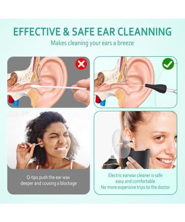 Water-Powered Electric Ear Cleaner with 4 Pressure Settings - Safe Ear Wax Removal Tool for Adults - IPX7 Waterproof Ear Cleaning Kit - Buy Online on GoSupps.com