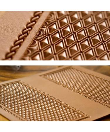 Singring 3D Geometric Diamond Leather Stamping Tools - Set of 3 (S+M+L) | 304 Stainless Steel DIY Leathercraft Carving Stamps - Buy Online on GoSupps.com