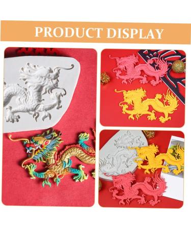 STOBOK Mold Chocolates DIY Chocolate DIY Baking Mould Chocolate Mould Baking Tool Chocolate Making Tools Silicone Baking Supplies Fondant Making Dragon Shape Fondant Cake Fudge Silica Gel - Buy Online on GoSupps.com