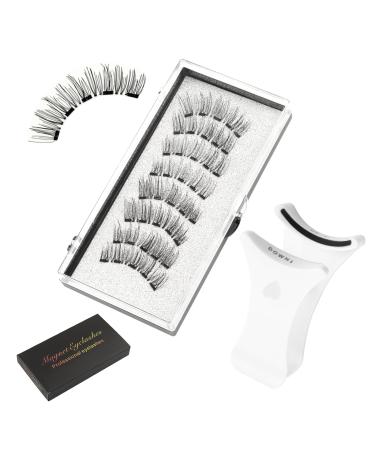 TINGTING Magnetic Eyelashes with Applicator Magnetic Eyelash Applicator Tool for Girls
