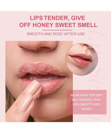Natural Lip Peeling & Scrub Cream - Intensive Nourishing Treatment for Dead Skin Removal | Peach Flavor - Buy Online on GoSupps.com