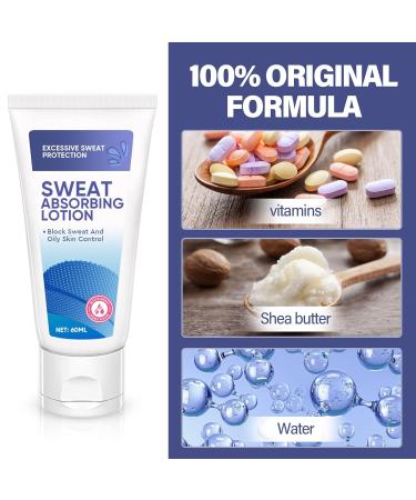 Face Antiperspirant Face Anti Sweat Lotion Oily Skin Control Reduce Facial Perspiration and Shine White - Buy Online on GoSupps.com