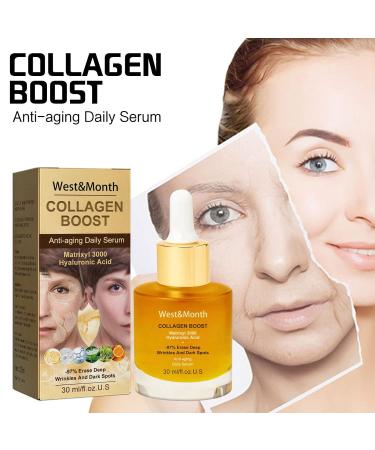 Pedia Advanced Collagen Boost Anti-Aging Serum - 30ml | Deep Hydration & Brightening Vitamin C for All Skin Types - Buy Online on GoSupps.com