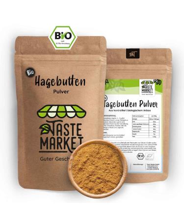TASTE Guter Geschmack 200g Organic Rosehip Powder - Natural & Untreated - Premium Quality