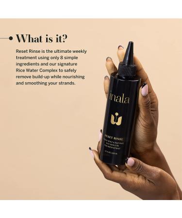 Inala Reset Rinse | Weekly Scalp & Hair Treatment | Removes Build-up for Hair Loss Prevention | 100% Pure Rice Water Extract - Improves Hair Health | for All Hair Types 6.7 Fl Oz - Buy Online on GoSupps.com
