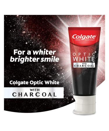 Colgate Optic White Charcoal Teeth Whitening Toothpaste - Cool Mint, 3 Pack (4.2 oz each) - Buy Online on GoSupps.com
