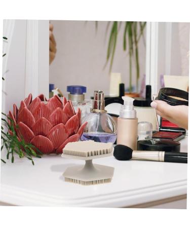 IWOWHERO Face Brush Face Washer Brush Facial Cleansing Brush Exfoliator Face Cleansing Brush Exfoliator Facial Exfoliator Facial Brush Face Exfoliator Scrubber Double Head 6.50X6.50X4.00CM Grey - Buy Online on GoSupps.com