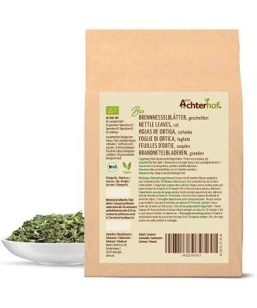 Nettle Leaves Bio Cut 250g - Dried Herbal Tea for Nettle Tea | From Controlled Biological Cultivation | Achterhof - Buy Online on GoSupps.com