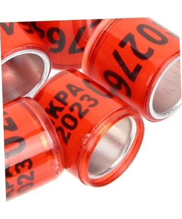 FRCOLOR 400 Pcs Pigeon Foot Ring Pets Racing Pigeon Ankle Bands Poultry Distinguish Marker Pigeon Racing 1.1x0.8cmx4pcs Random Colorx4pcs - Buy Online on GoSupps.com