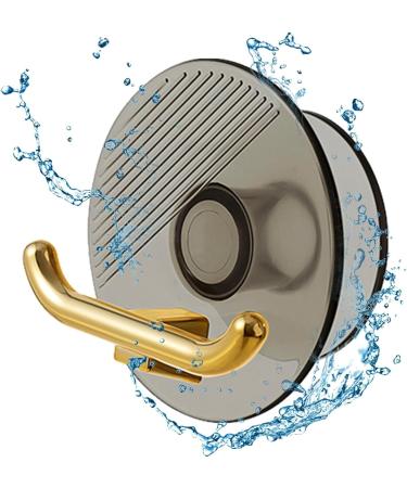 Shizuku Socket Holder | Drill-Free Self-Adhesive Toothbrush & Razor Organizer Hook for Shower - Translucent Gray - Buy Online on GoSupps.com