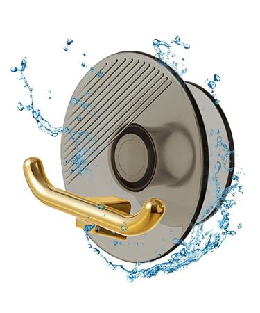 Zonto plug-in cable holder socket plug-the-organizer hook-drill-free razor holder for the shower multi-purpose retention hook toothbrush holder for kitchen bathroom towel coat translucent gray