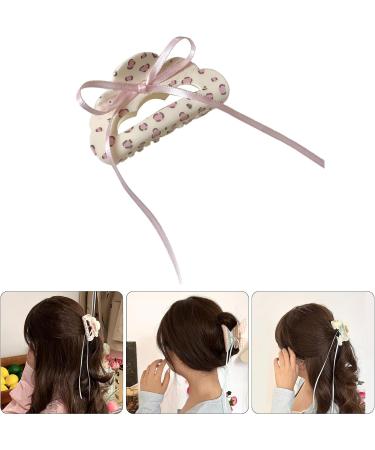 Women Hair Claw Clip Bowknot Chin Claw Clip Anti-slip Hair Grip Clip Hairstyle Hair Banana Clip Style2 - Buy Online on GoSupps.com