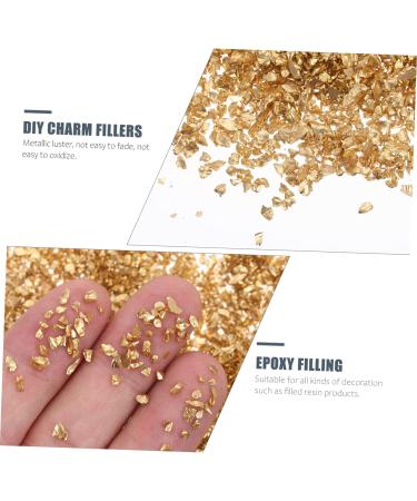 Healeved 1 Glass Chip Resin Colored Rhinestones 3d Nail Charms Rhinestone for Nails Bulk Crafts Nail Accessories Glass Charms Filling in Bulk Colored Bulk Filler Irregular 0.5X0.3cm Golden - Buy Online on GoSupps.com