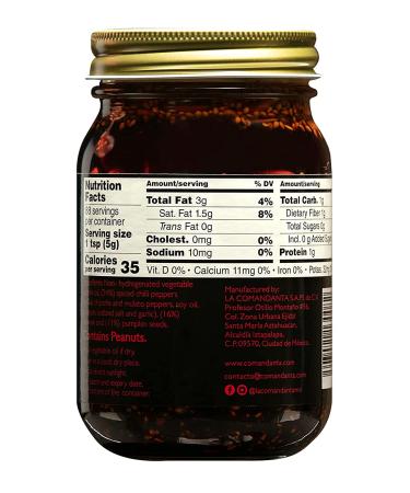 La Comandanta Salsa Macha 440g - Spicy Mexican Sauce for Authentic Flavors - Buy Online on GoSupps.com