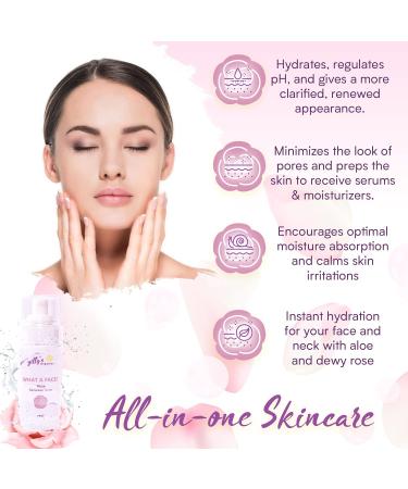 Gilly's Organics Rose Water Spray Natural Moisturizing Face Mist with Aloe Calming Toner for All Skin Types 3fl oz Rosewater for Youthful Skin - Buy Online on GoSupps.com