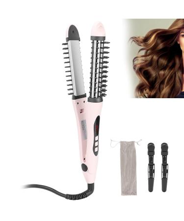 2 in 1 Hair Straightener & Hot Round Brush - International Shipping Available - Buy Online on GoSupps.com