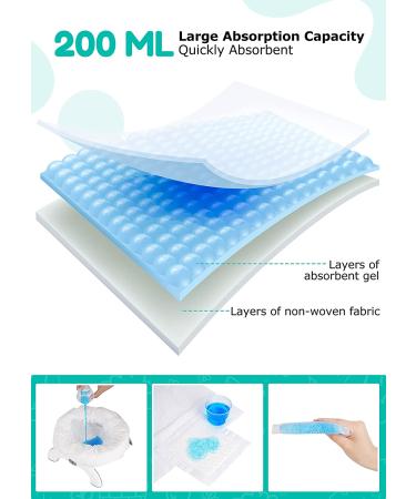 Newnice 30 Packs Potty Liners Disposable with 200ML Absorbent Pads  Travel Potty Refill Bags Compatible with OXO Tot  Portable Potty Chair Liners  Universal Training Toilet Seat Bags for Kids Toddlers 6.8 Ounce(1 Pack) 30.0 - Buy Online on GoSupps.com