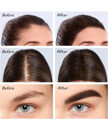 Boobeen 2 in 1 B ton pour la racine des cheveux multi-usage pour couvrir la racine des cheveux fins et dessiner l'eye-liner des sourcils r sistant l'eau et de longue dur e pour les femmes Brun Gris - Buy Online on GoSupps.com
