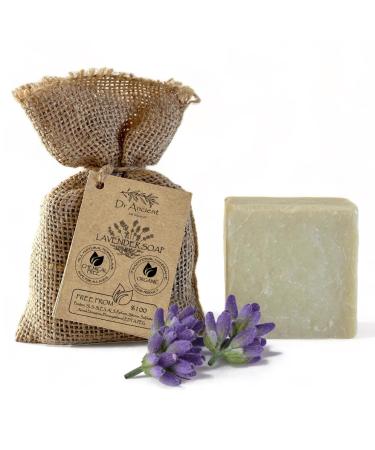 Dr.Cient lavender soap piece bio of course vegan traditionally handmade antique - make -up remover skin cleaner - absolutely no chemicals!Pure natural soap!