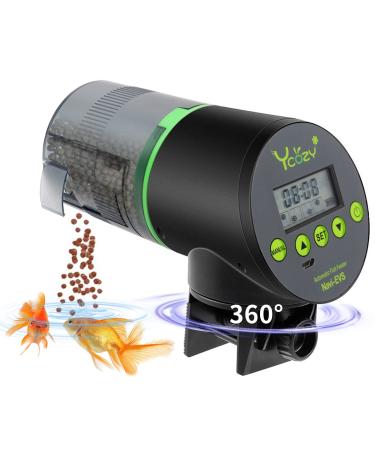 Ycozy Automatic Fish Feeder Rechargeable with USB Cable Moisture-Proof Intelligent Electric Fish/Turtle Feeder for Aquarium & Fish Tank Intelligent Timer Fish Food Dispenser | Navi-EVS - Buy Online on GoSupps.com