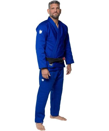 KINGZ Youth Lightweight BJJ Gi - The One Blue M4 | 400gsm Pearl Weave | IBJJF Legal for Boys & Girls - Buy Online on GoSupps.com