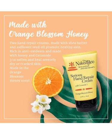 The Naked Bee Orange Blossom Honey Hand Repair Cream Lotion - 2 Pack, 3.35 Fl Oz - Buy Online on GoSupps.com