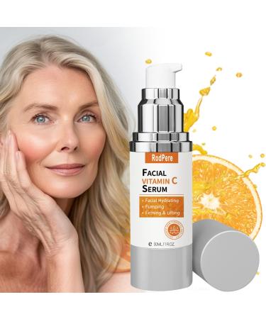 Vitamin Super C Serum For Women Over 70 Anti Aging Vitamin C Face Serum With Niacinamide Hyaluronic Acid Caffeine For Dark Spot Acne C Super Serum For Mature Skin Smoothes Skin Texture 30ML. 1 PCS