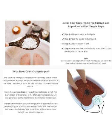 Healifeco Ionic Foot Spa Healifeco Ionic Foot Spa at Home Detox and Cleanse (1pc) - Buy Online on GoSupps.com