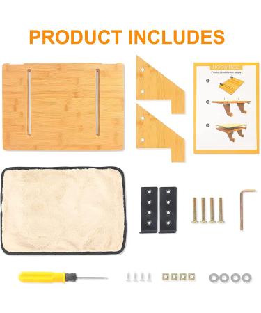Hooxincci Cat Window Perch - Durable Bamboo Hammock for Indoor Cats - Buy Online on GoSupps.com