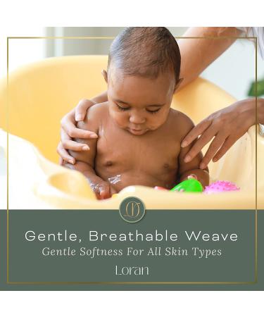 Loran Luxury Bamboo Viscose Facial Washcloth Set - 6 Soft Cloths for Spa-Like Skin Cleansing - Silky Bamboo Viscose Face Cloth - 10x10 White Washcloths - Buy Online on GoSupps.com