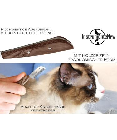 Premium Trimmeters Set for Dogs & Cats | 2-Part Fur Care Comb & Stainless Steel Undercoat Knife - Buy Online on GoSupps.com