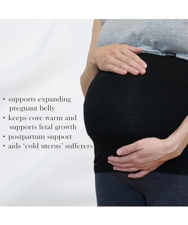 CHARM Thermal Belly Band Haramaki - Men & Women Stomach Warmer Maternal Belt - Navy Blue - Buy Online on GoSupps.com