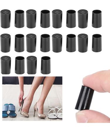 Zerodis 10 Pairs High Heel Tip Replacement Kits - Black CPU Polyurethane 10mm Inner Diameter for Shoe Repair - Buy Online on GoSupps.com