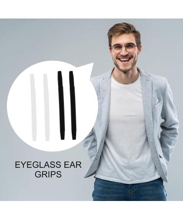 Lalafina Anti-Slip Silicone Glass Holder - 10 Pairs of Slide-Resistant Glasses Slippered Foot Covers | Durable Comfortable Ear Holsters for Secure Glasses Handling - Buy Online on GoSupps.com