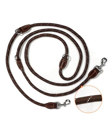 Trhills brad dog leash 3m x 14mm adjustable dog leash large medium -sized dog multifunctional leash double -leash overheating brown