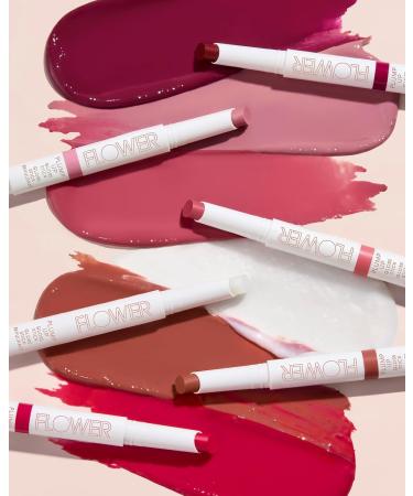 FLOWER BEAUTY Plump Up Lip Gloss Stick by Drew Barrymore | Hydrating Lip Plumper | Buildable Dewy Finish | Icy Shade | International Shipping Available - Buy Online on GoSupps.com